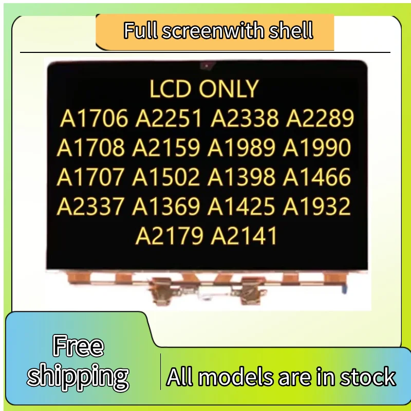 Фото ЖК-панель для MacBook A2918 A1706 A1707 A1708 A1989 A1990 A2159 A2251 A2289 A2141 A2338 A2442 A2485 A2681 A2779 A2780 №2