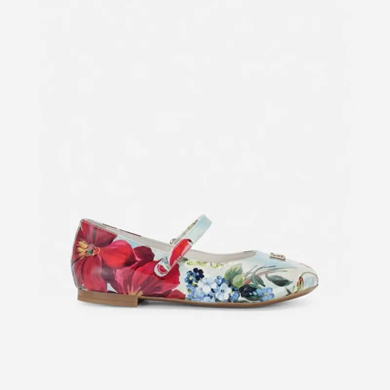 

Girl's pink flower print shoes wholesale one lot size 26-35 10 pcs