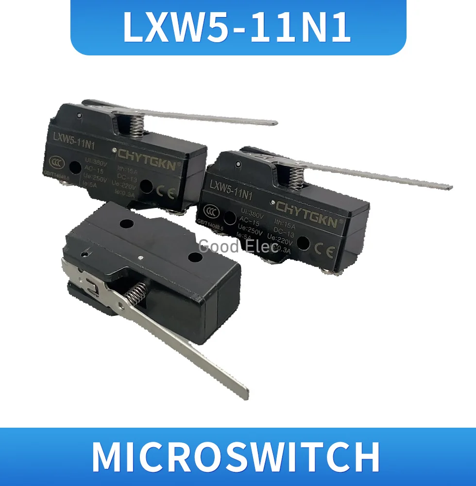 LXW5-11N1 Микроконцевой выключатель 1НО + 1НЗ Длинный шарнирный рычаг SPDT