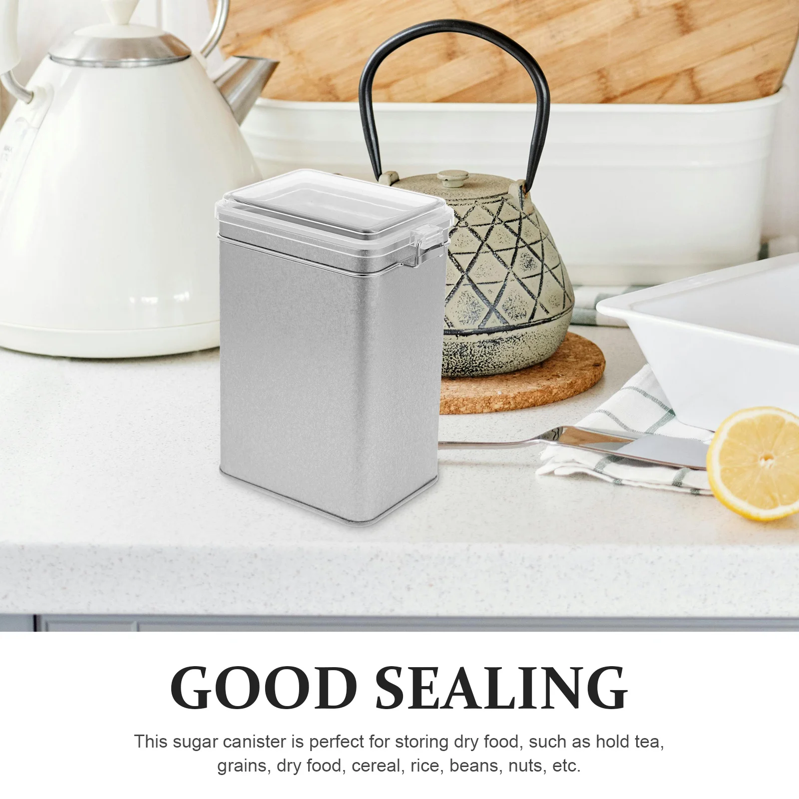 Вакуумная канистра для кофе жесть герметичный контейнер хранения кофейных зерен