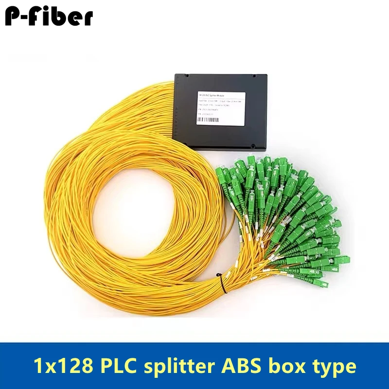 

1:128 optical splitter module 1*128 box PLC pigtail optical fiber splitter SC / LC / FC PC / APC FTTH 1x128