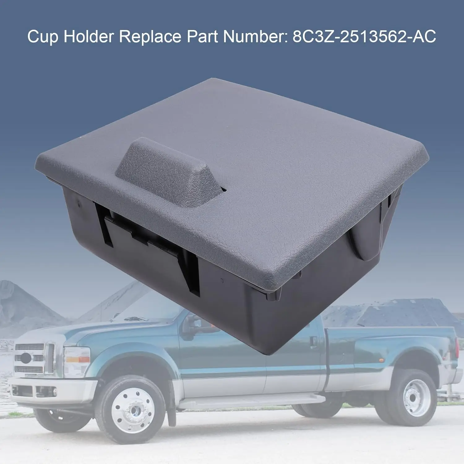 Фото Подстаканник In-Dash 8C3Z-2513562-AC подходит для Ford F250 F350 F450 F550 Super Duty 2008-2016, замена держателя для напитков на приборной панели №3
