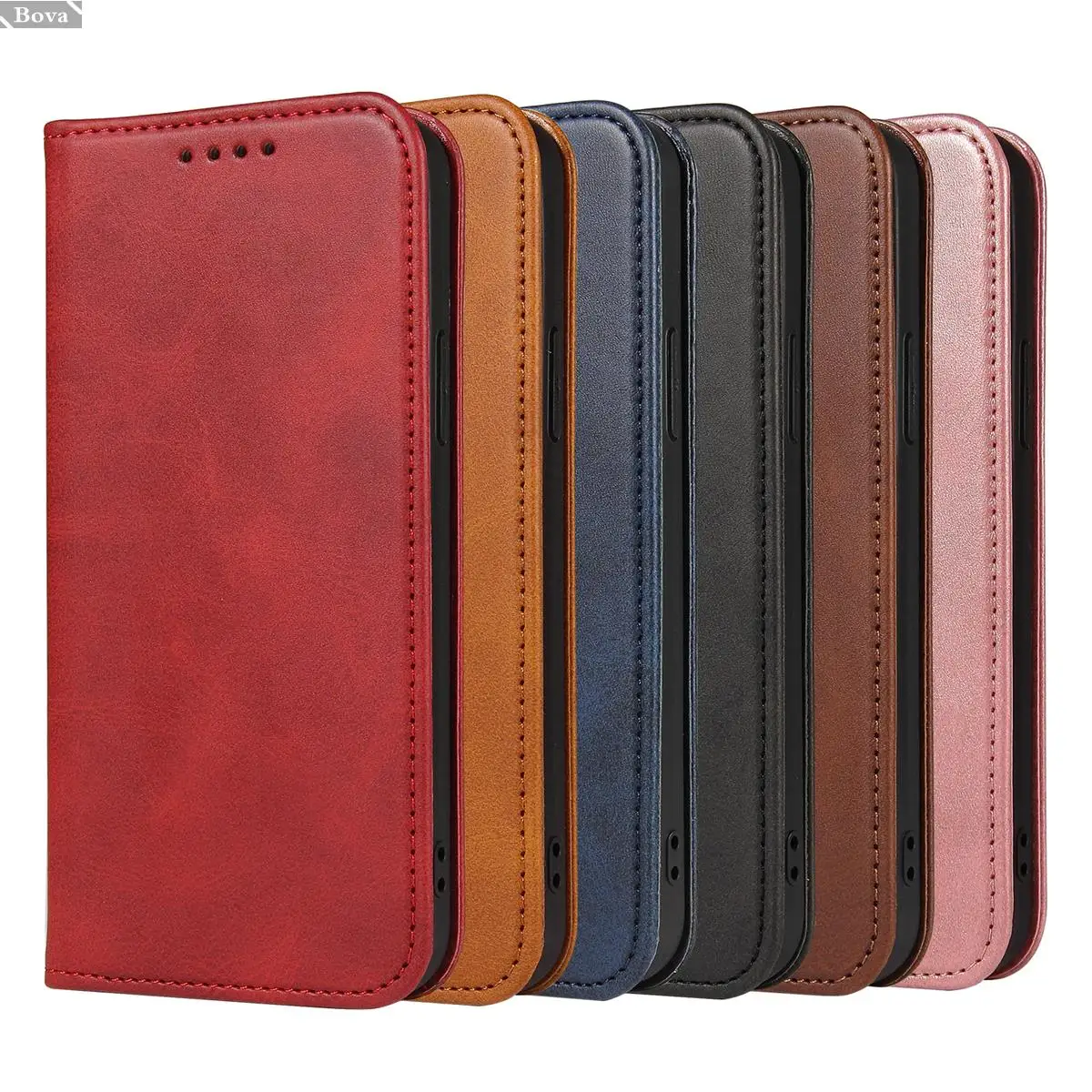

Leather Cover Phone Case for Samsung Galaxy A31 A30 A30s A32 4G A33 5G Holster Strong Magnetic Attraction Retro Business Fundas