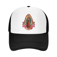 our lady of guadalupe virgin mary baseball cap adult holy saint of mexico adjustable trucker hat hip hop snapback caps sun hats