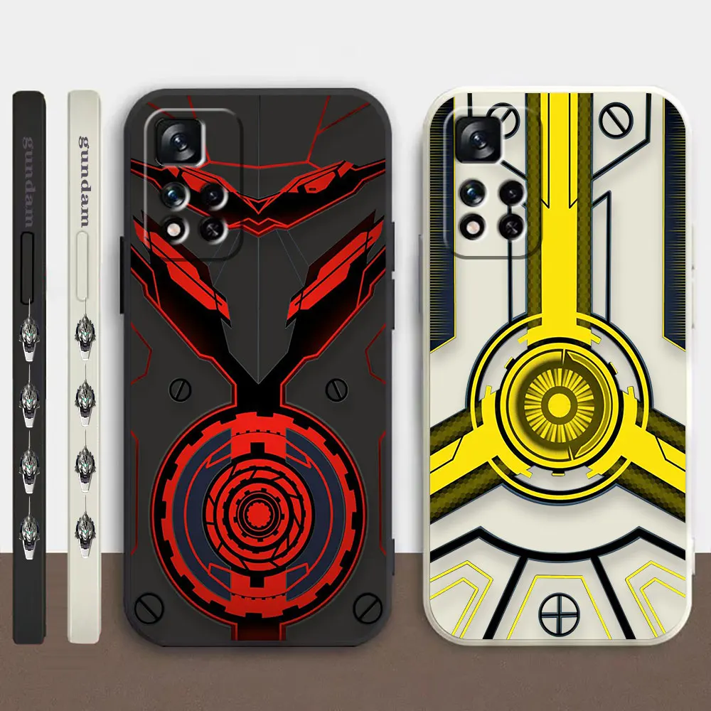 

Phone Case For Redmi Note 12 11 11T 11R 11S 10 9T 8 7 7S PRO PLUS 4G 5G Simple Case Cover Fundas Cqoues Shell Capa Robot Armor