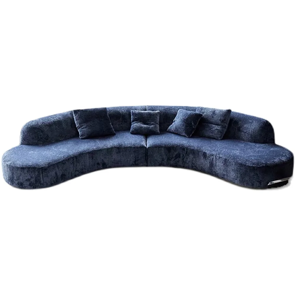 

Luxury Curved Modular Sofa Rest Area High-End Club Hotel Negotiation Clothing Store Living Room Furniture