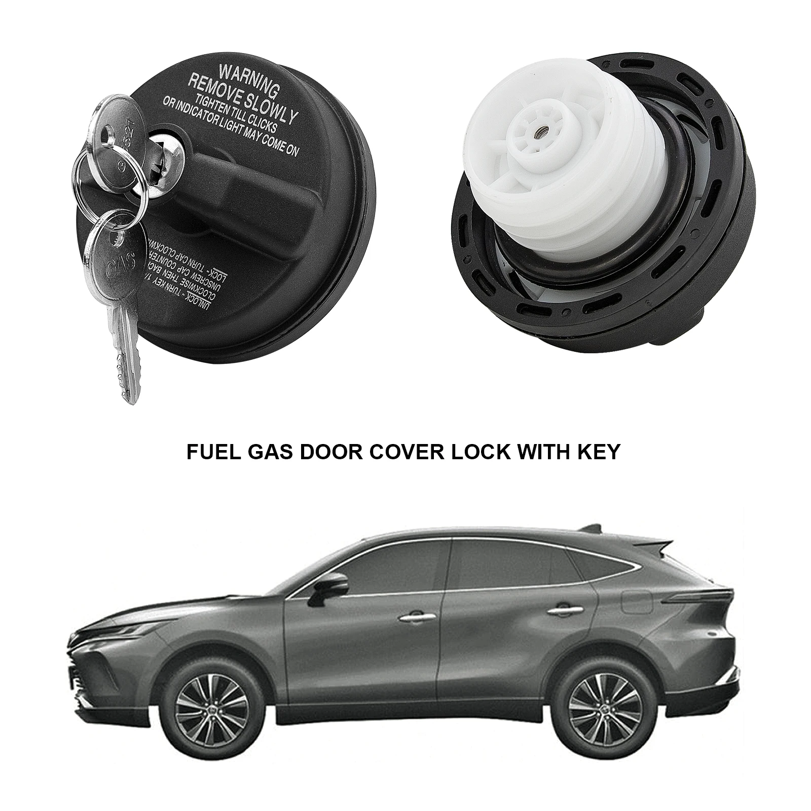 

Locking Gas Cap Fuel Tank Cap For Toyota 4Runner Camry Honda CRV Nissan Chevrolet 77300-47020 Car Accessories