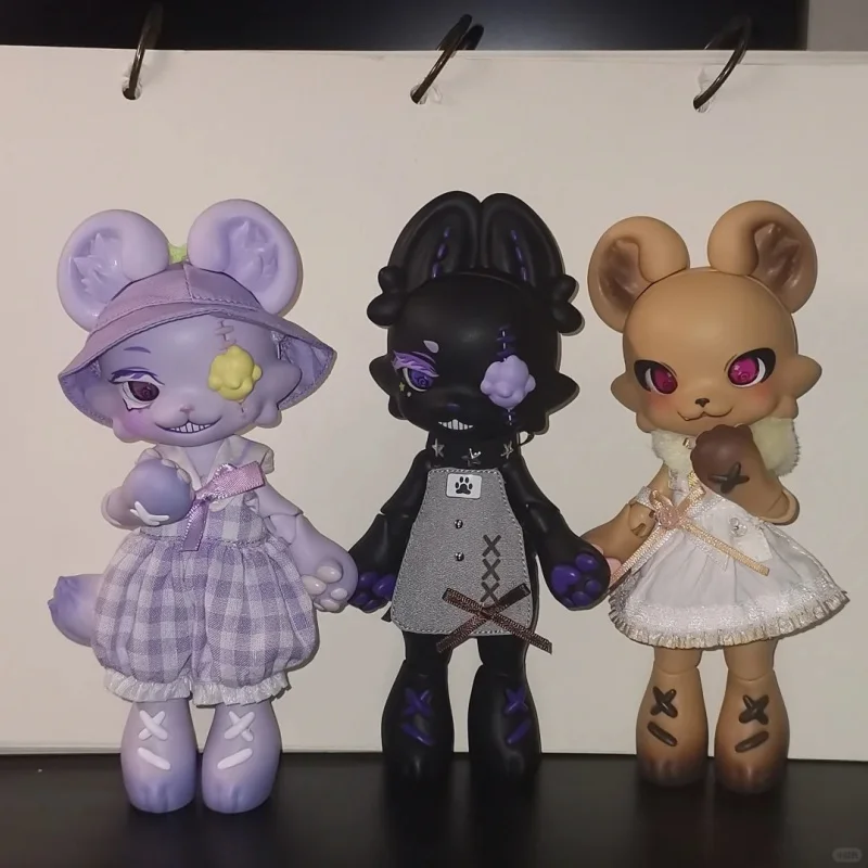 Фото Коллекционная кукла BJD Ufdoll Uma Series Blind Box: Неизвестное существо, 1/12, шарнирное тело зверя, подвижные суставы, подарок №5