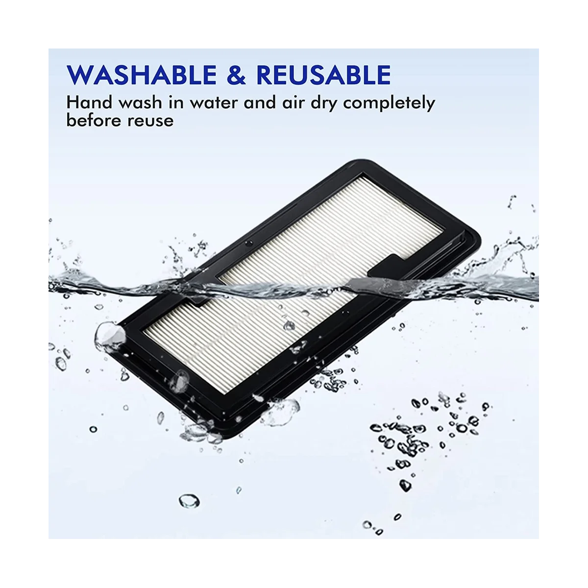 2 шт. моющиеся сменные фильтры Hepa для пылесосов Jet Bot AI + и Bot+ подходят робота