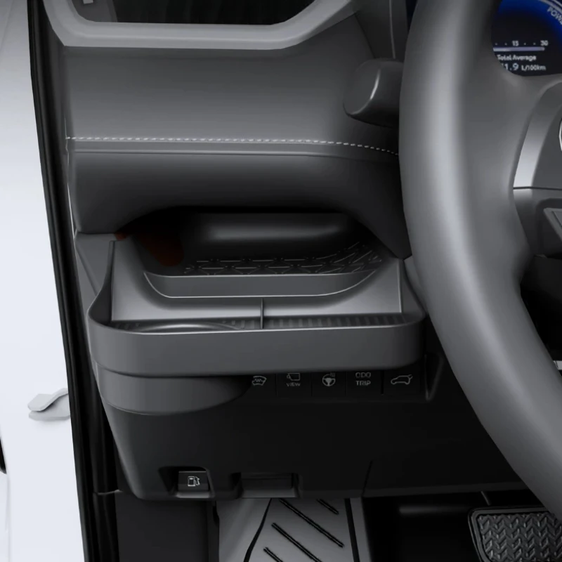 Фото Органайзер-ящик для хранения для Toyota RAV4/Wildlander 2025: уплотненный отсек для личных вещей со стороны водителя №1
