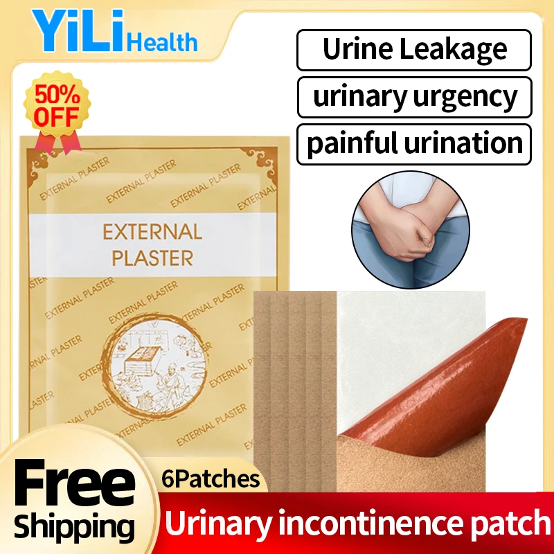 

6 шт., пластырь для ухода за мочевым недержанием мочи