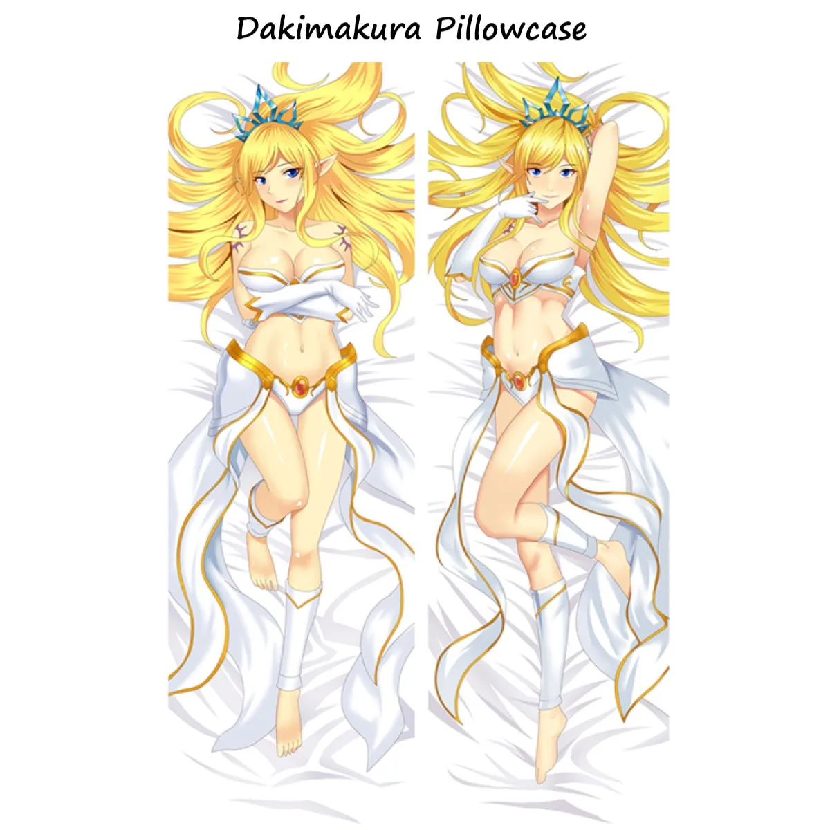 

60*180CM Anime Game Hugging Body Pillowcase Legends Janna Cosplay Dakimakura LOL Janna Costume Loli Printed Backrest Bed Pillow