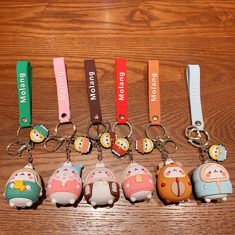 

Cartoon Genuine Various Shapes Shiba Inu Keychain Car Key Chain Cute Doll Keyrings Bag Pendant Key Ring Gifts for Boys and Girls