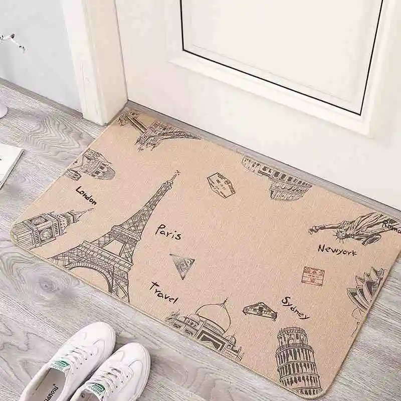 

Коралловый бархат для ванной комнаты, кухонный ковер