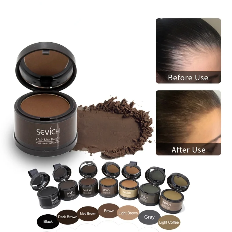 

Water Proof hair line powder in hair color Edge control Hair Line Shadow Makeup Hair Concealer Root Cover Up Unisex Instantly