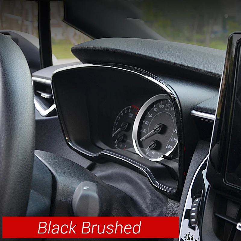 

Украшение для приборной панели автомобиля рамка ободок Кольцо декоративные аксессуары для Toyota Corolla 2018 2019 2020 2021 2022 E210 12th