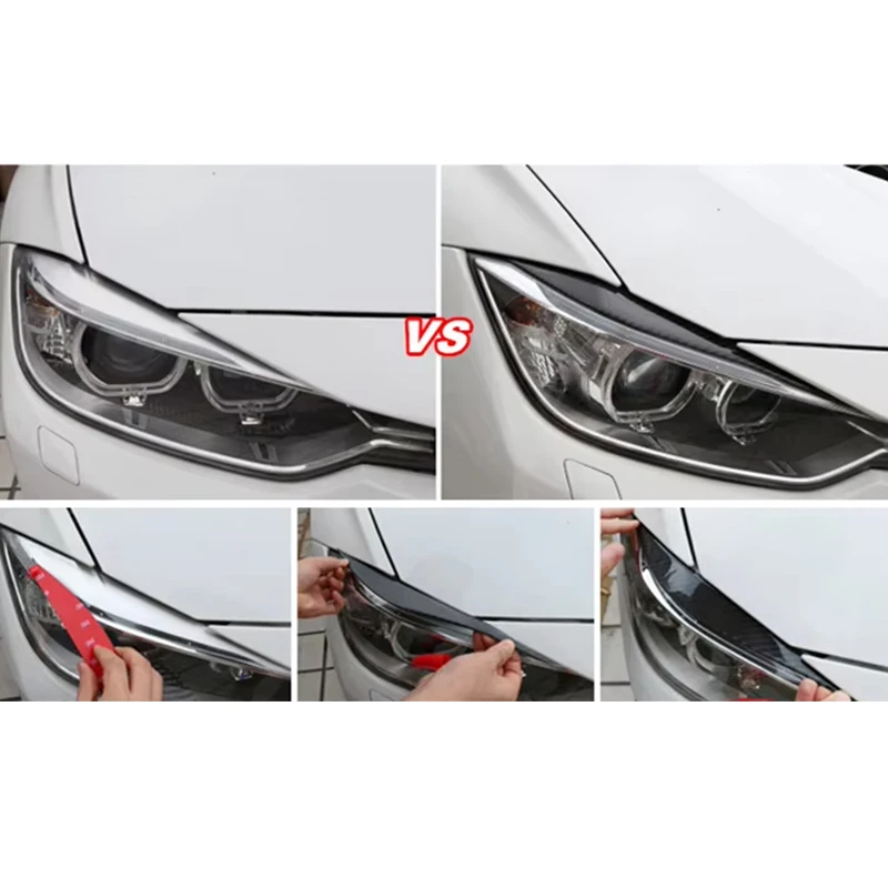 Аксессуары для BMW 3 серии F30 320i 325i 316i автомобильные фары из углеродного волокна