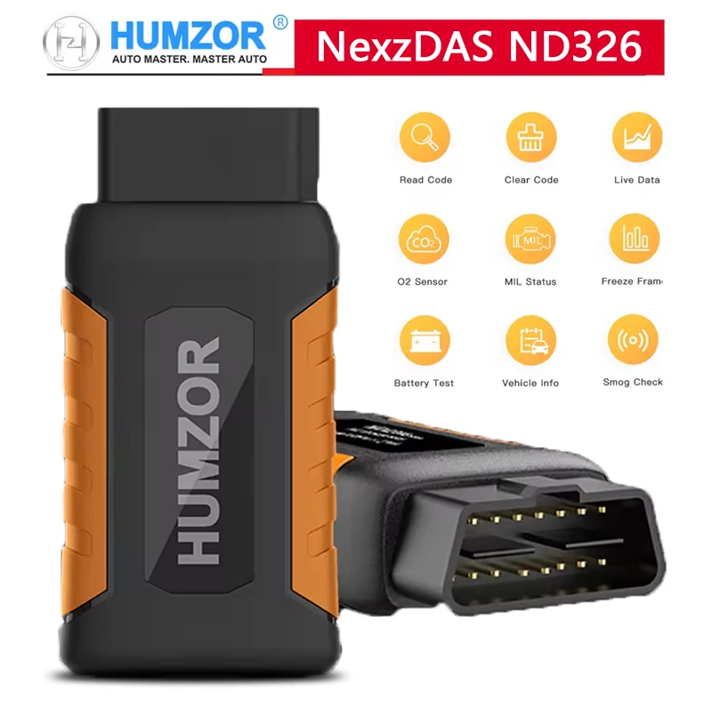 

Автосканер HUMZOR NexzDAS ND326: Диагностический Инструмент OBD2, Программирование Ключей, Проверка Кодов Двигателя, Сброс TPMS