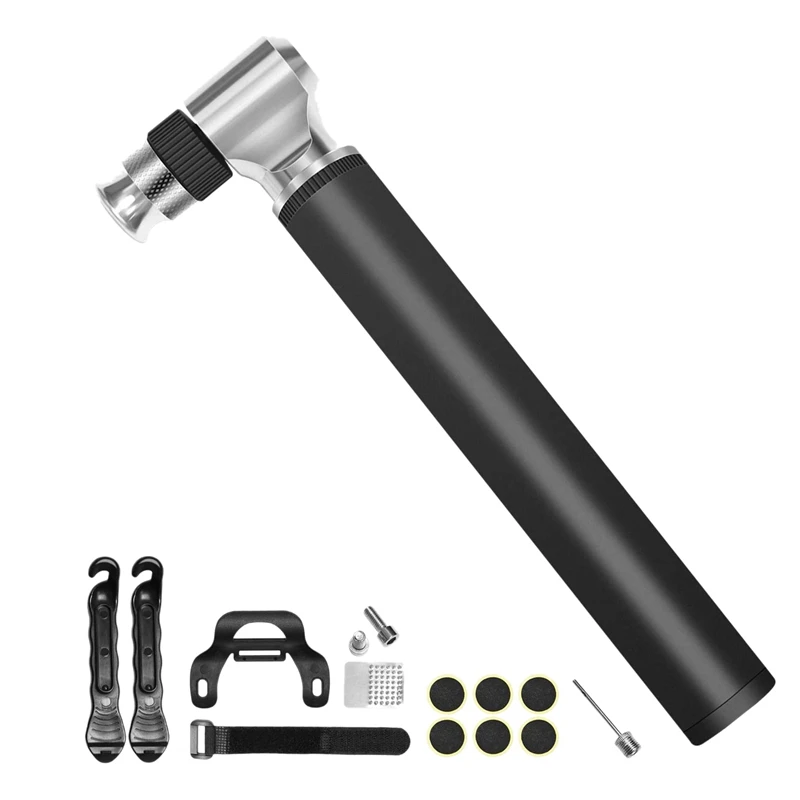

Mini Bike Pump Frame Fits Presta And Schrader 300 PSI Accurate Fast Inflator Mini Bicycle Tyre Pump For Bicycle