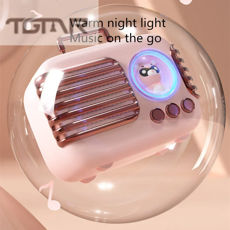 Bluetooth-Колонка для домашних животных 5 0 светодиодная мини-ночная подсветка |