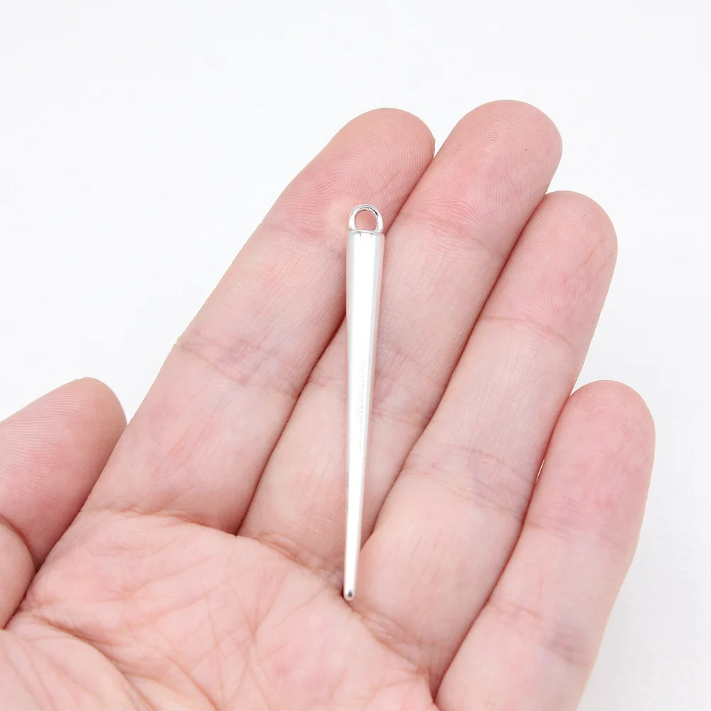 Парные Подвески с длинным конусом ювелирные изделия и аксессуары 49x5 мм 10 шт.