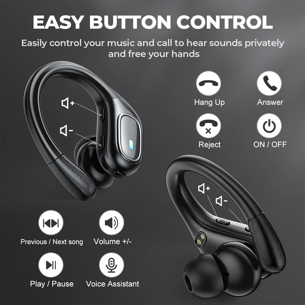 Беспроводные наушники BX28 OWS HIFI с шумоподавлением и водонепроницаемым IPX7