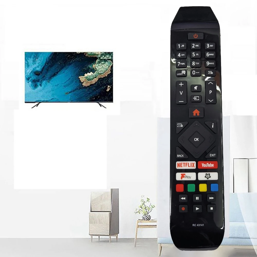 Фото Пульт дистанционного управления DT75! RC43140 для телевизоров JVC, Vestel, Hitachi (модели RC43140, RC43141, 55HL7000, 32HE4000, №2