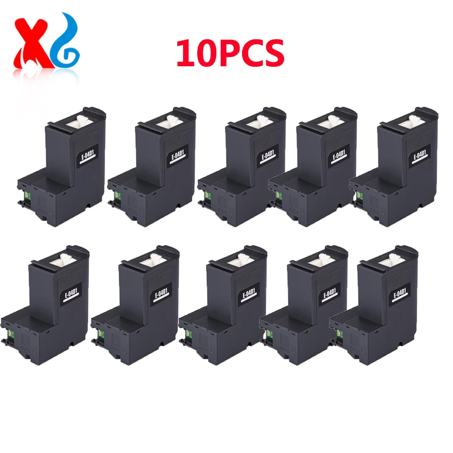 Фото 10 шт. E-04D1 T04D1 C13T04D100 Контейнер для отработанных чернил для EPSON L6160 L6168 L6170 6176 6170 6171 6598 6460 6276 14158 ET2750 ET-2700 №1
