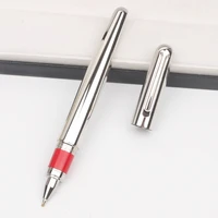 luxury mb m red rollerball pen metal silver signature fountain pen with magnetic cap business supplies gift stationary
