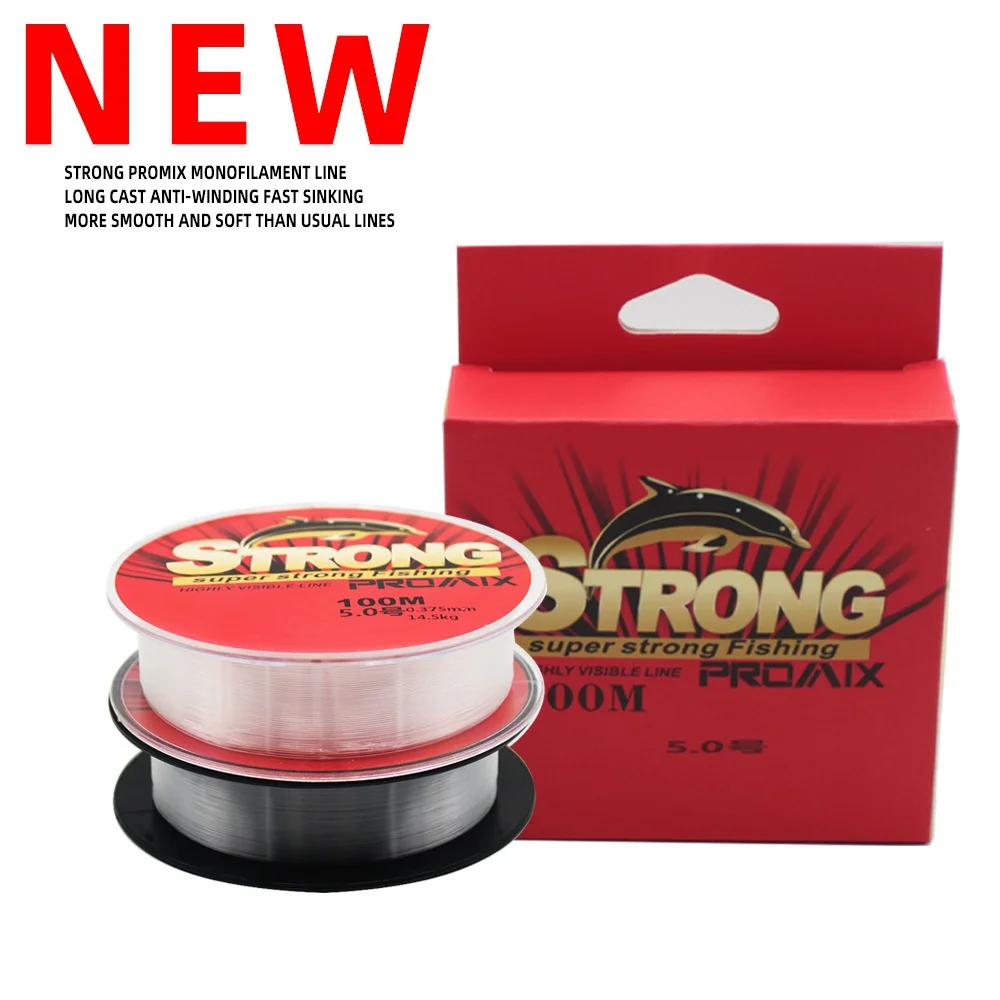 

Новинка 2022, Высококачественная нейлоновая рыболовная леска м, сверхпрочная японская однонитевая рыболовная леска для ловли окуня и карпа, ...