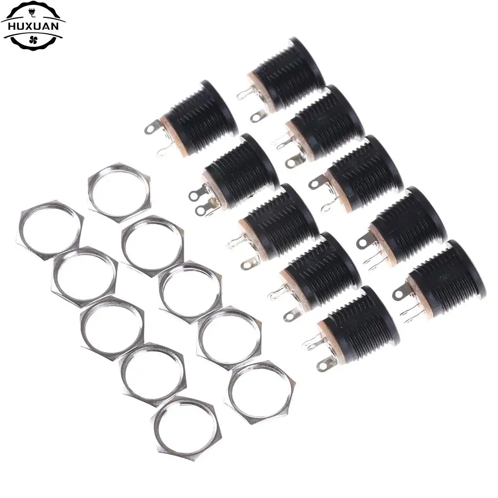 

Разъем питания постоянного тока, 5,5 мм, 2,1 мм, 10 шт., 5,5*2,1