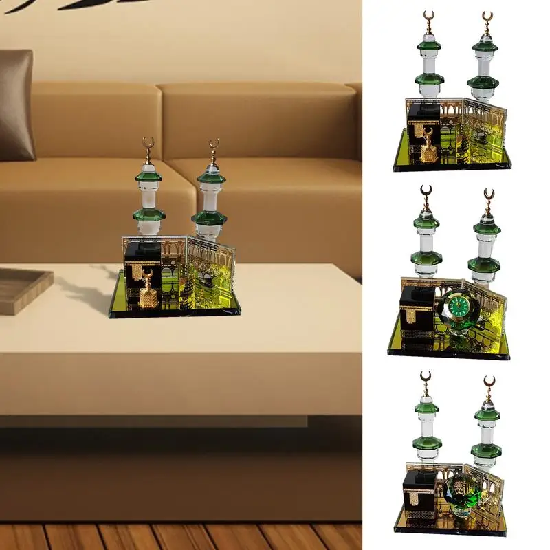 ИД-башня украшение мусульманская Кааба ИД башня для стола Хрустальная статуя