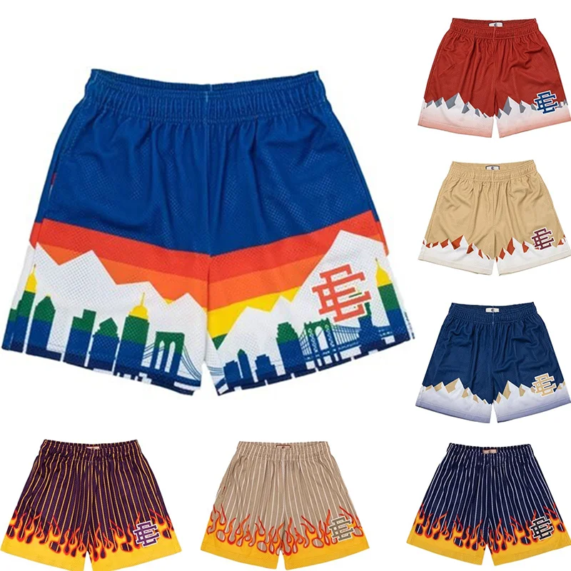 

Eric Emanuel EE Basic Shorts Summer Men Fashion Printing Casual Shorts Men's Camouflage Beach Shorts Male Outdoor Sport Shorts