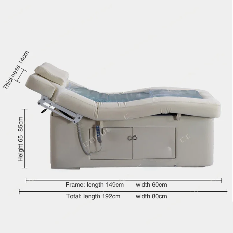 Роскошная спа-кровать для Косметологической терапии электрическая массажная