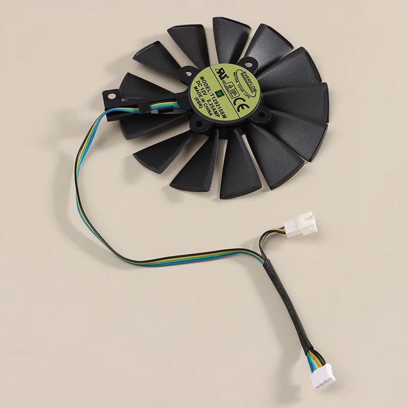 

1Pc 95mm T129215SM Cooler Fan For STRIX RX 470 580 570 GTX 1050Ti 1070Ti 1080Ti Gaming Video Card Cooling Fan