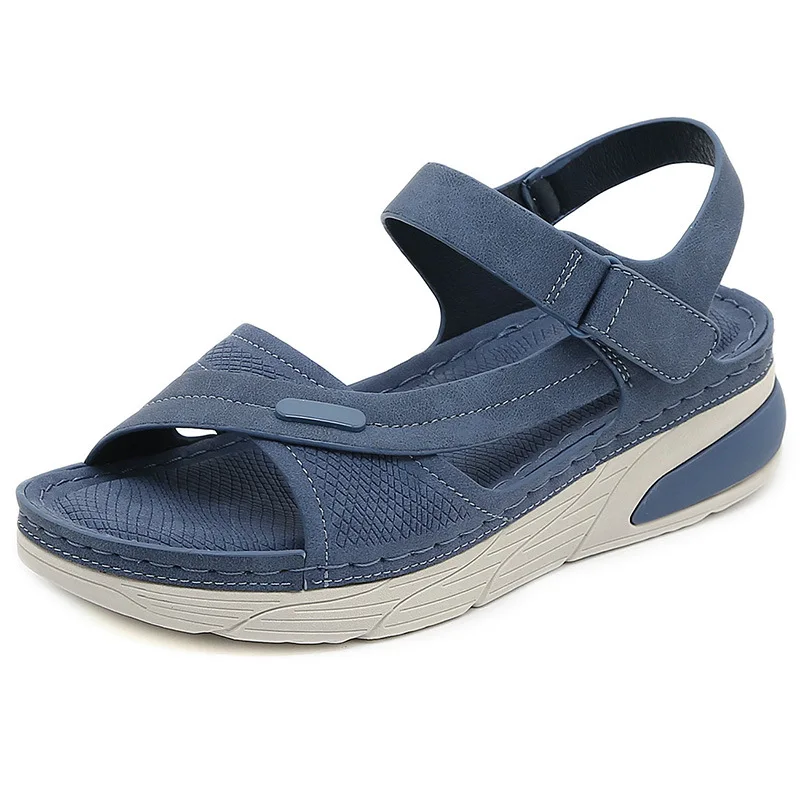 Women Summer Comfortable Slip-on Beach Wedge Sandals 1