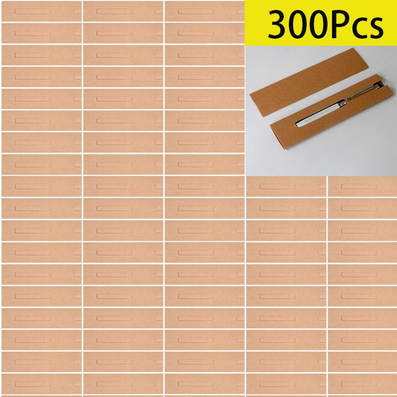 Pen Case Pen Cardboard Box Single Pen Gift Box Ballpoint Gift Wrap Bags Kraft Paper Pen Sleeve Organizer