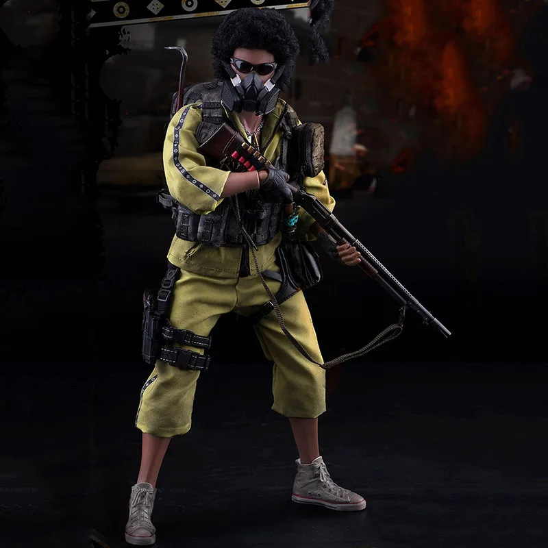 

In Stock SSG-003 1/6 Scale PUBG Male Solider Yellow Tracksuit 12 inches Action Figure Doll Model for Fans Holiday Gifts