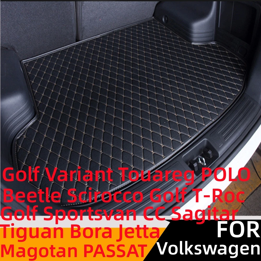 

Коврик для багажника автомобиля, коврик для Volkswagen VW CC Arteon Touareg Scirocco Golf Sagitar T-Roc Tiguan Bora Magotan POLO PASSAT Jetta