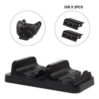 dual charger for xbox one slim controller gamepad battery charger joystick charging base dock station stand gaming accessories