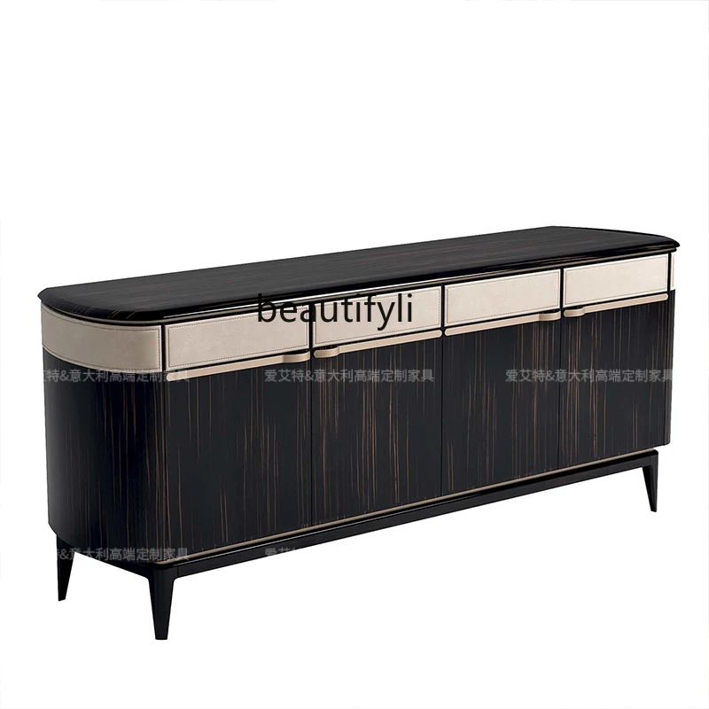 Декоративный шкаф из черного сандалового дерева