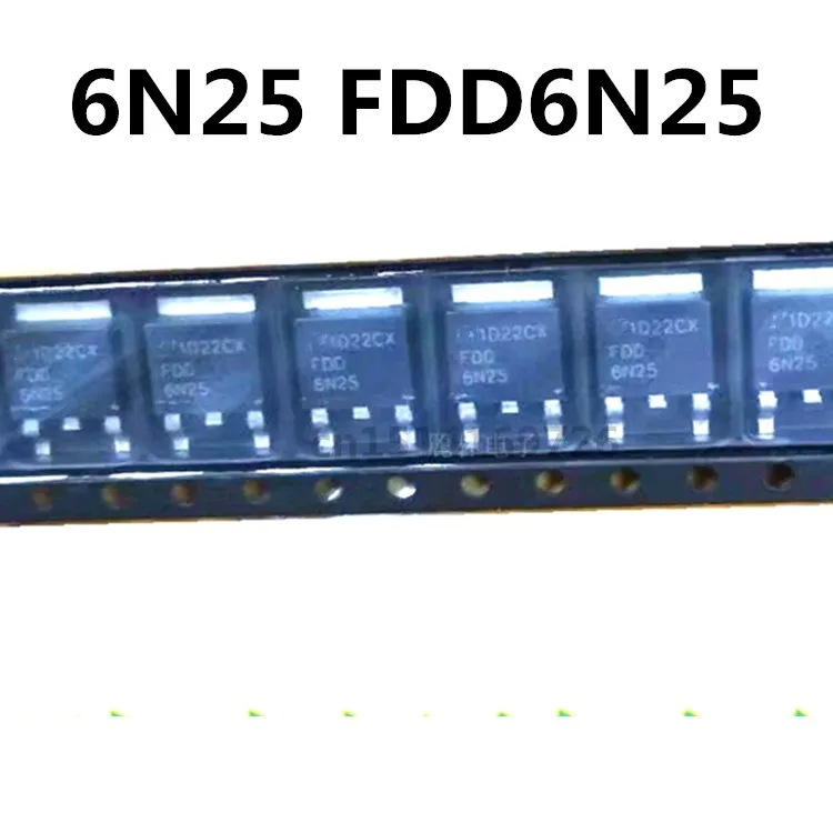 Оригинальный Новый 5 шт./6N25 FDD6N25 4.4A/250V TO-252 | Транзисторы