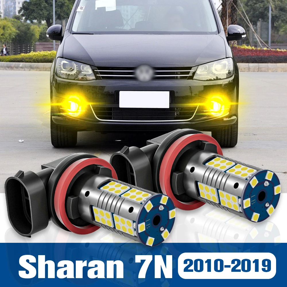 

2pcs LED Fog Light Blub Lamp Accessories Canbus For VW Volkswagen Sharan 7N 2010-2019 2011 2012 2013 2014 2015 2016 2017 2018