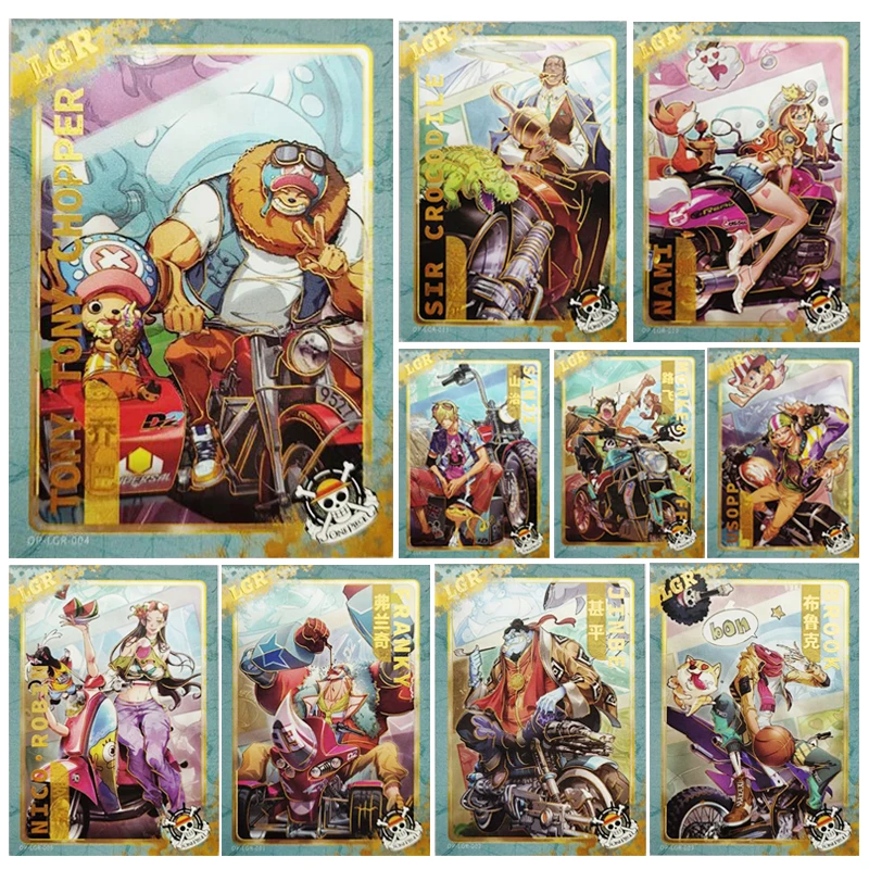 

Аниме ONE PIECE BROOK Nami LGR series Enel коллекционная карточка двухмерные периферийные детские игрушки Рождественский подарок на день рождения