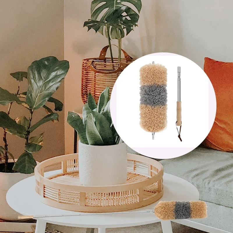 Цельная телескопическая тряпка эффективный пылесборник со специальной