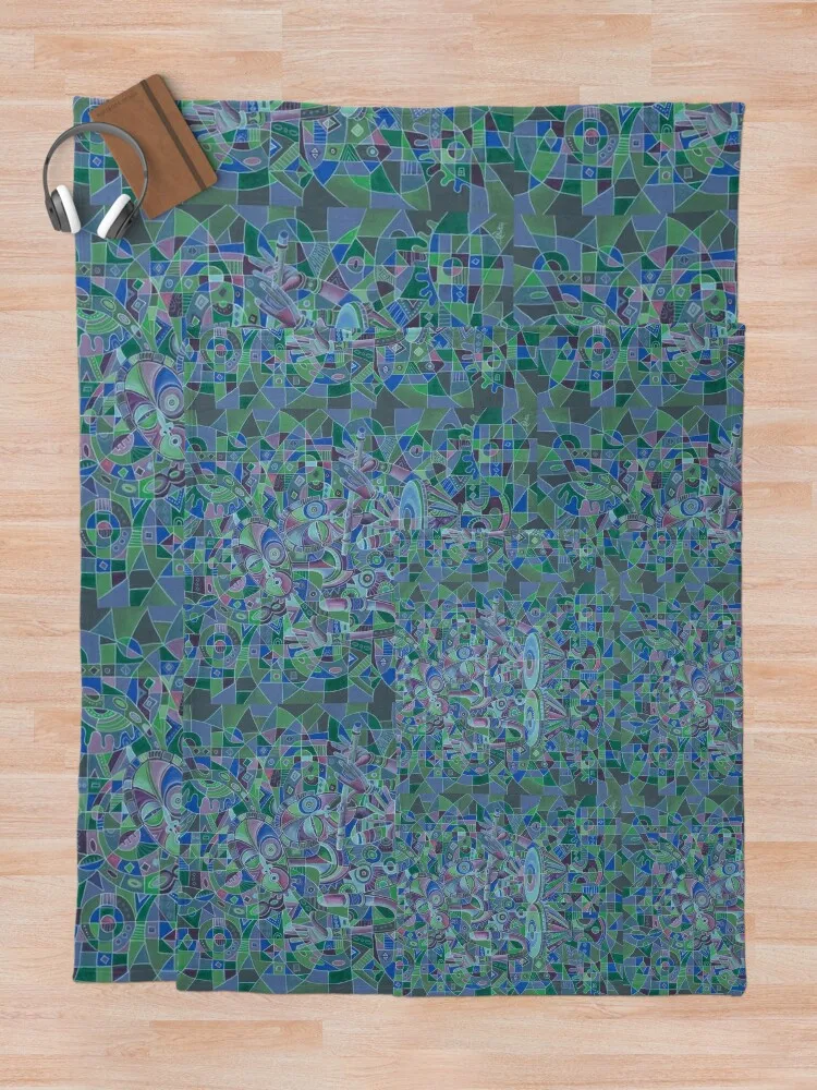 Шаманское одеяло с художественной иллюстрацией кубизма идеи подарков на день