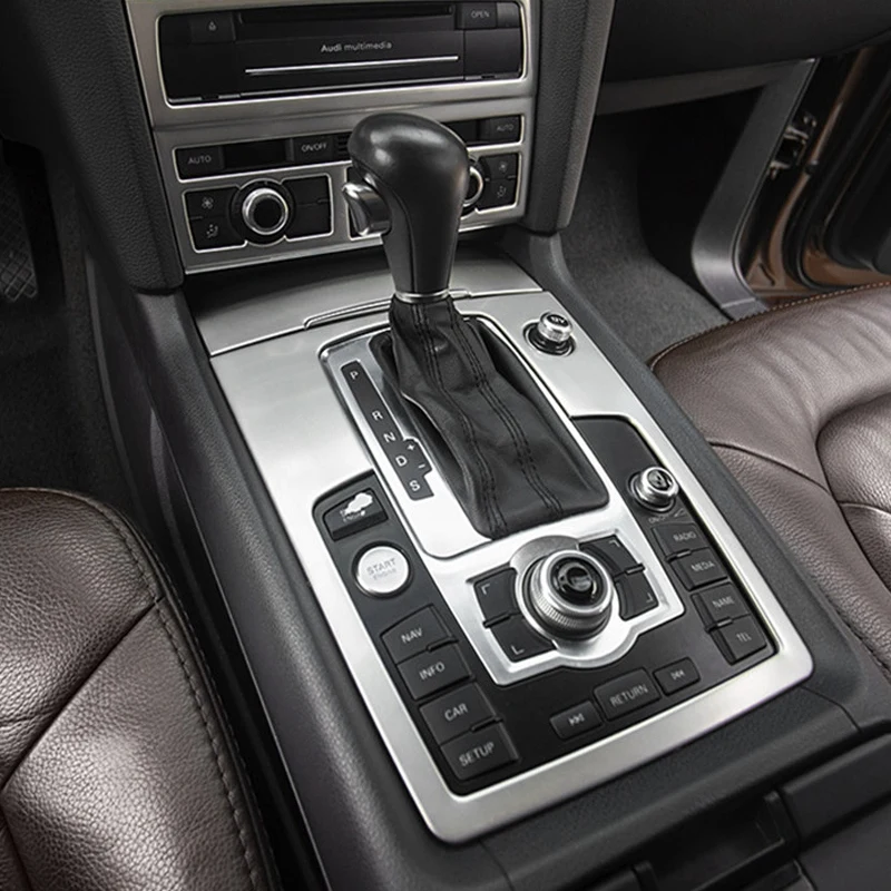 Консоль Voiture Changement de Vitesse Porte-Gobelet D⟪u DéCoration Couverture Engrenage Panneau MultiméDia Autocollant Garn