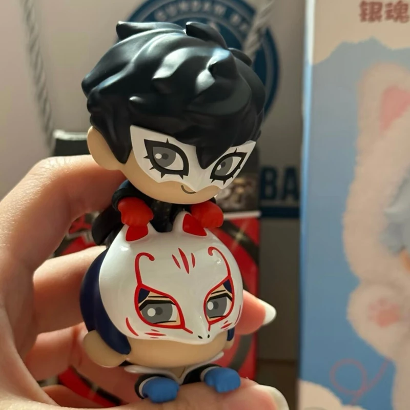 Фото Оригинальная серия фигурок-сюрпризов Persona 5 Royal: Костюм Фантомного Воров, фигурка Джокера, аниме-фигурка Моны, загадочная коробка, модель черепа Ноара, украшение, подарок №1