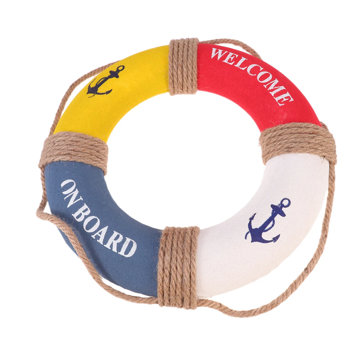 

Nautical Life Ring Hanging Swim Ring Lifebuoy Wall Hanging Decor Welcome On Board Life Ring Nautical Wall Sign