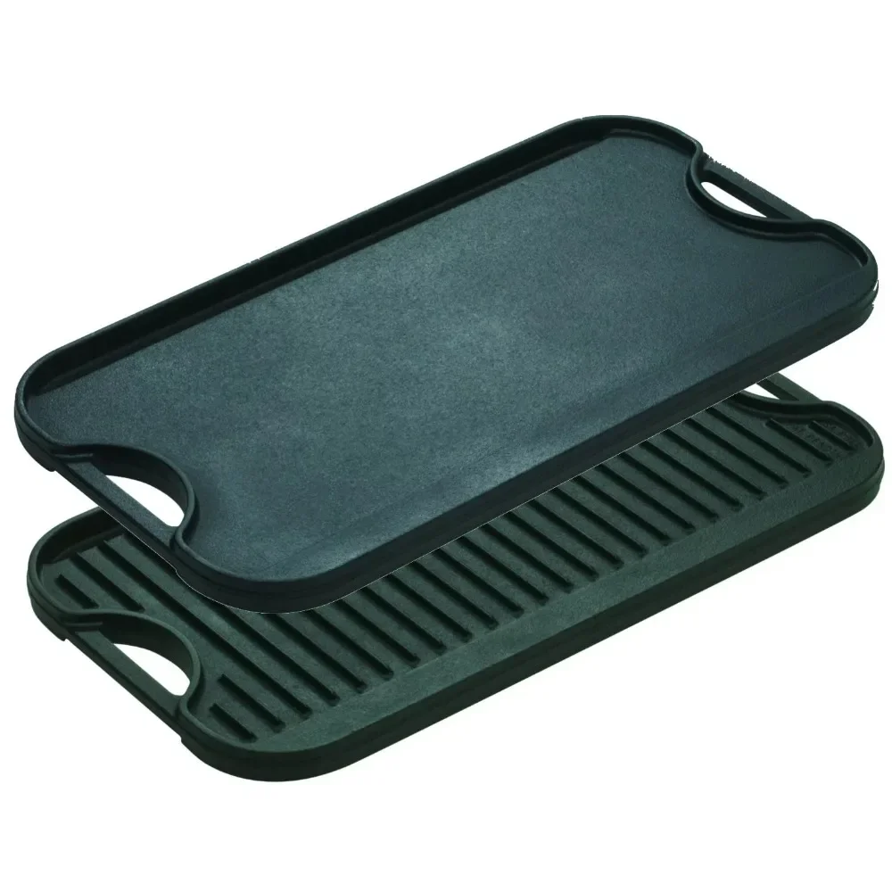 

Lodge Cast Iron Seasoned ProGrid Reversible Grill/Griddle | USA | NEW